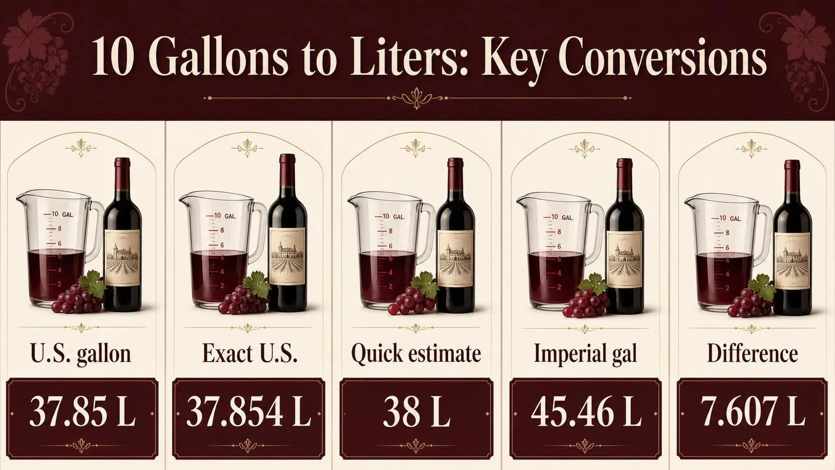 10 Gallons to Liters: Key Conversions — key facts at a glance