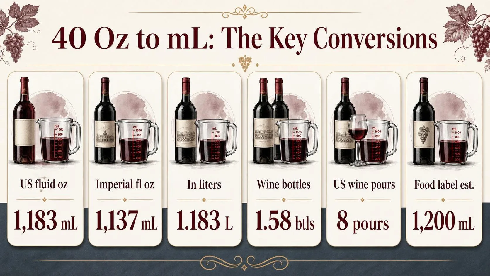 40 Oz to mL: The Key Conversions — key facts at a glance