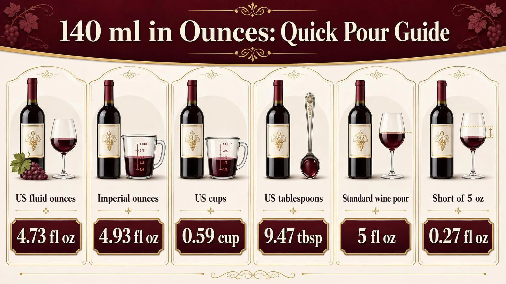 140 ml in Ounces: Quick Pour Guide — key facts at a glance