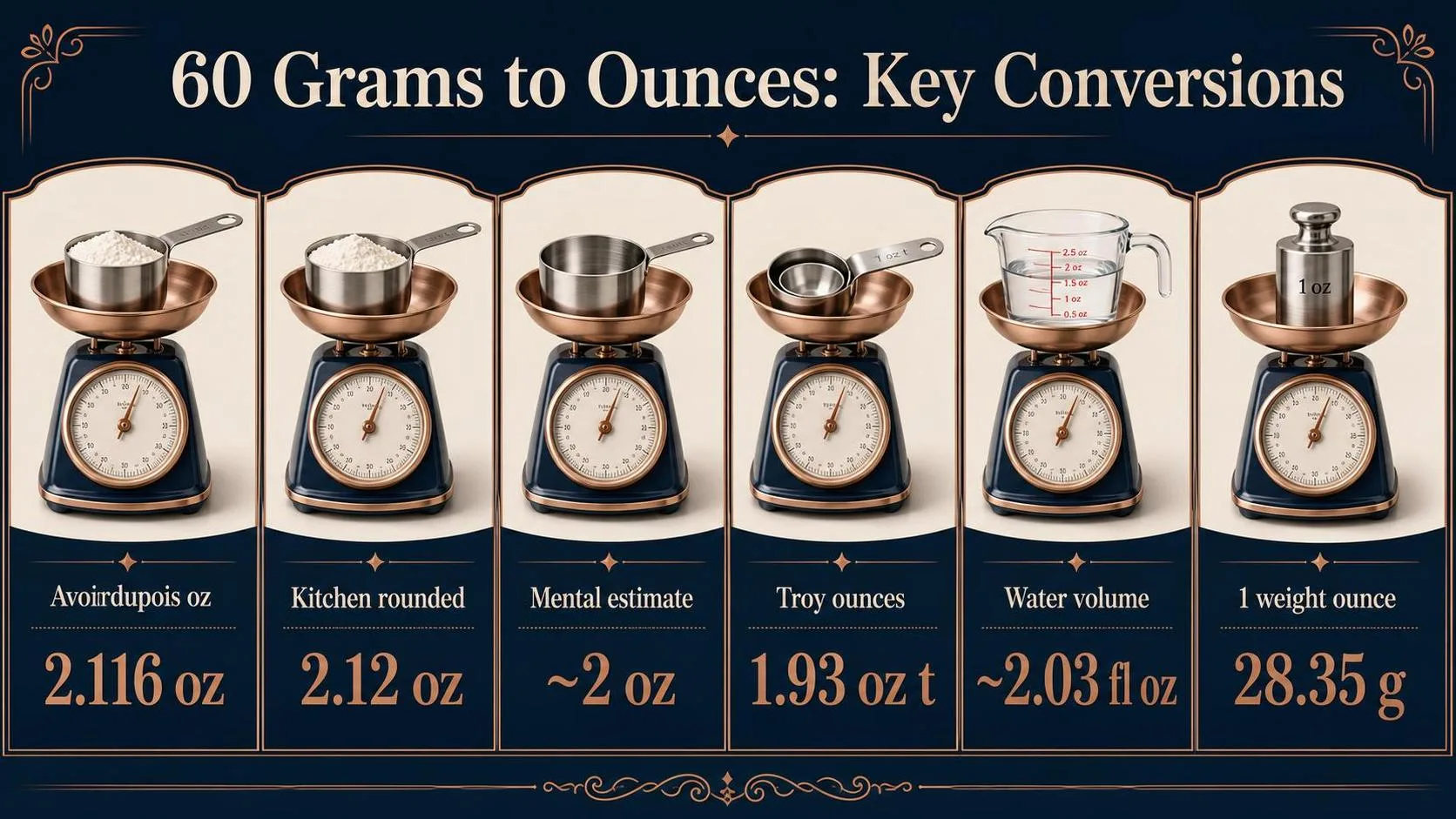 How Many Ounces Is 60 Grams? 1 60 Grams to Ounces: Key Conversions — key facts at a glance