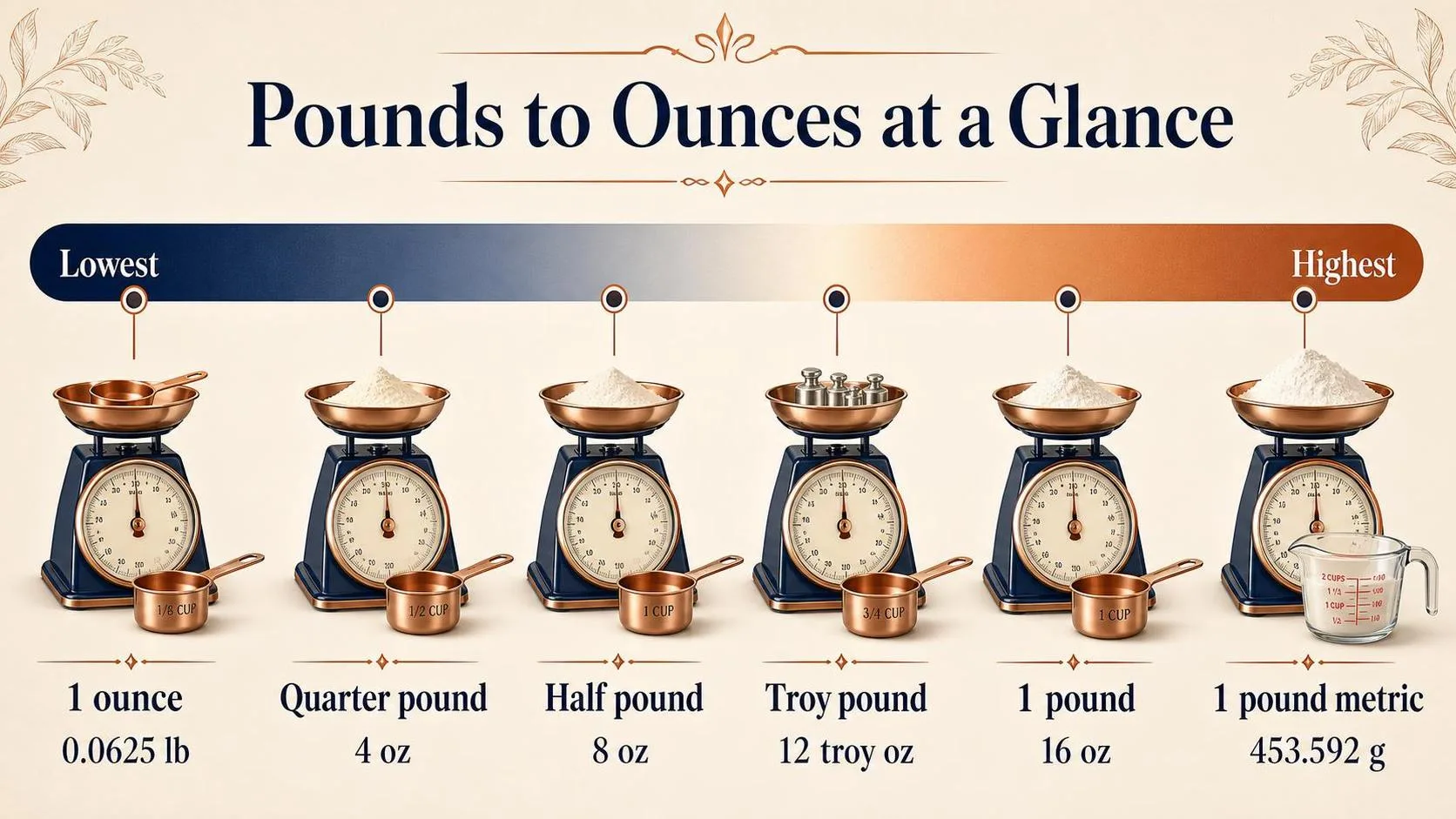 How Many Oz In A Pound? 1 Pounds to Ounces at a Glance — key facts at a glance
