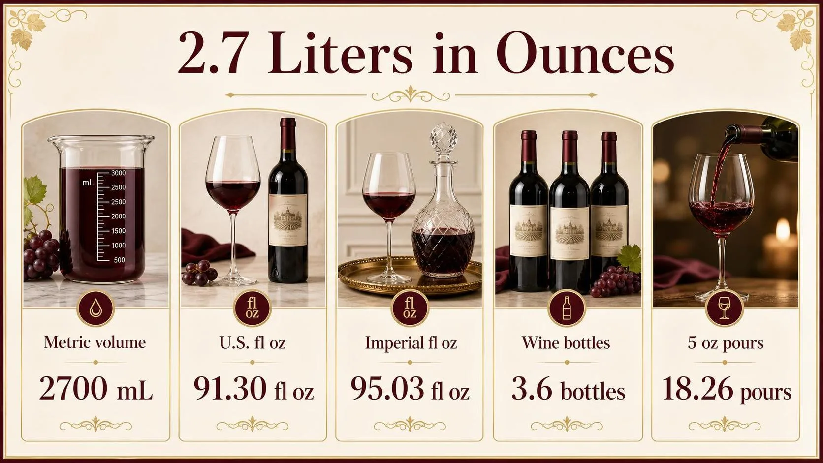 How Many Oz Is 2.7 Liters? 1 2.7 Liters in Ounces — key facts at a glance