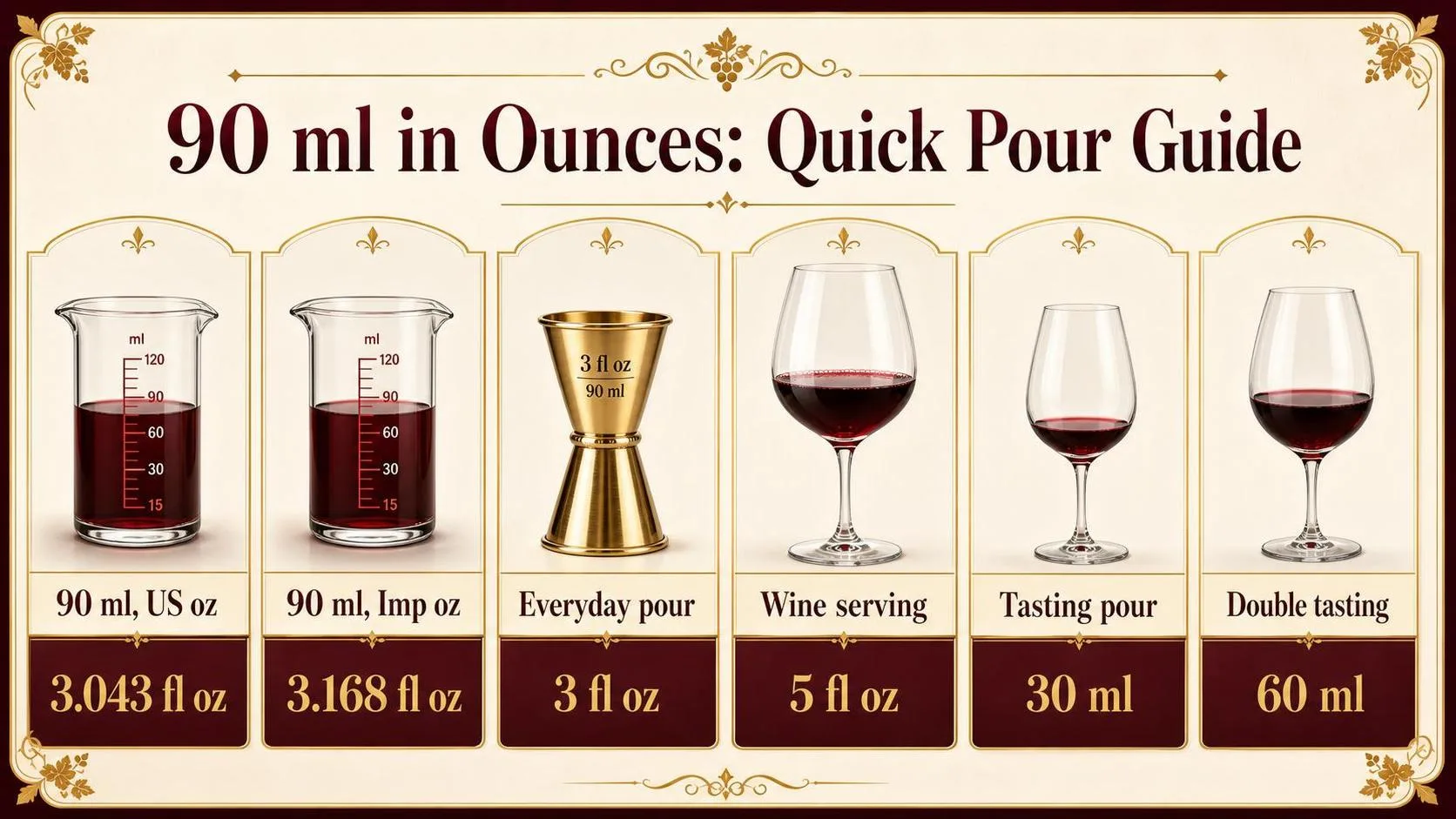 How Many Oz Is 90 Ml? 1 90 ml in Ounces: Quick Pour Guide — key facts at a glance