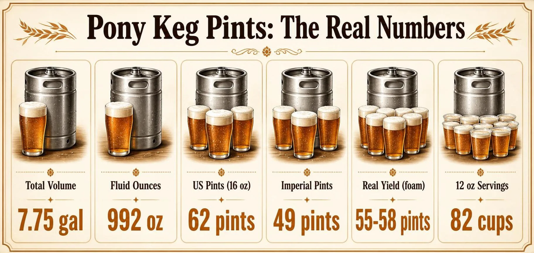 How Many Pints In A Pony Keg? 1 Pony Keg Pints: The Real Numbers — key facts at a glance