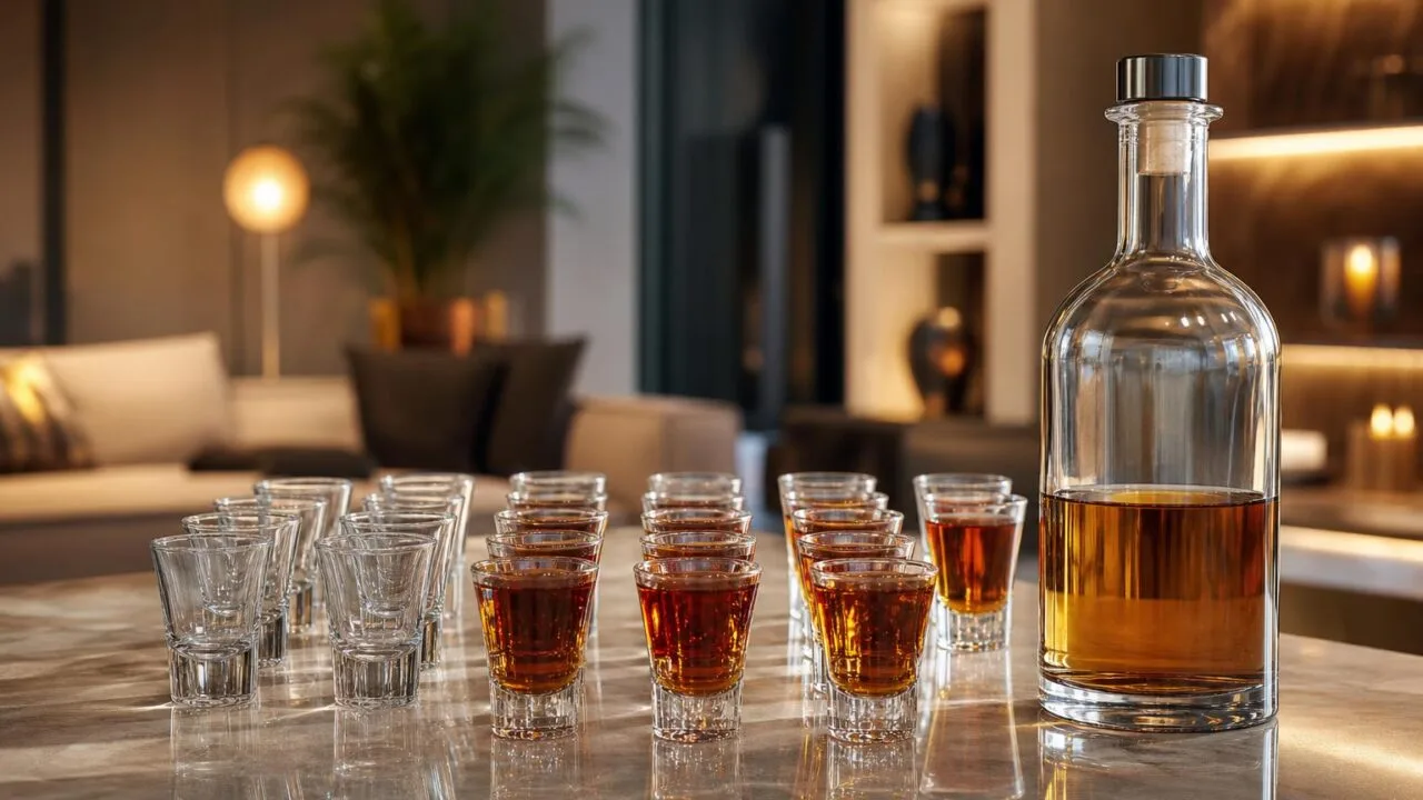 How Many Shots Are In A Litre