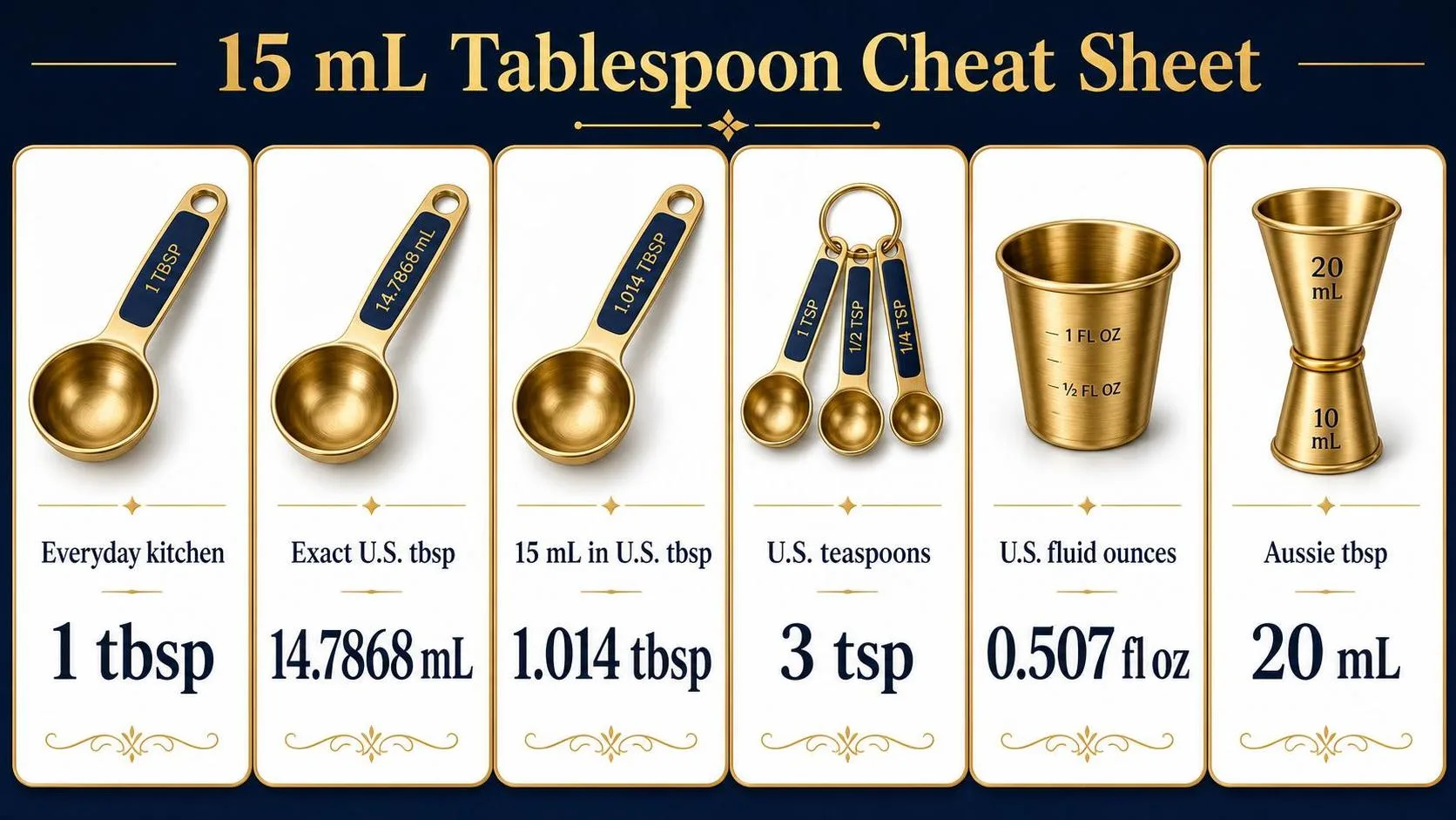 How Many Tablespoons Is 15 ML? 15 Milliliters to Tablespoons 1 15 mL Tablespoon Cheat Sheet — key facts at a glance