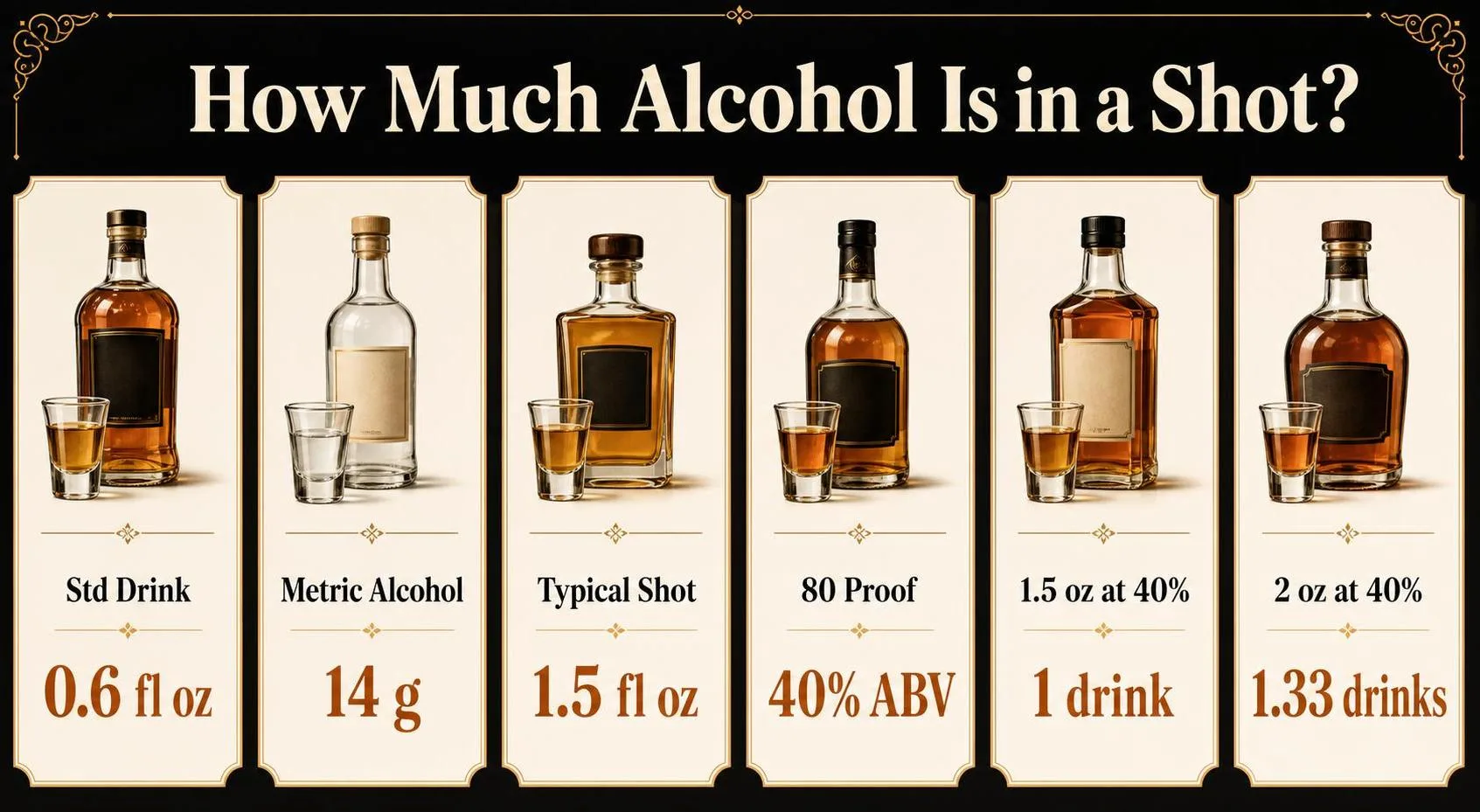 How Much Alcohol Is in a Shot? — key facts at a glance