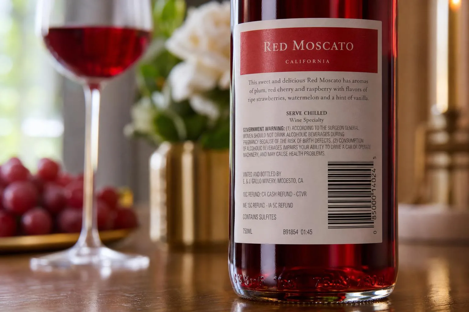 How Much Alcohol Is In Barefoot Red Moscato Wine? — explained with facts and figures in this guide