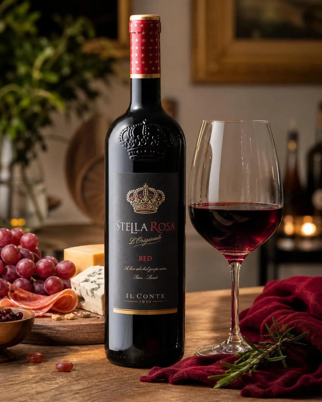 How Much Alcohol Is In Stella Rosa Red Wine