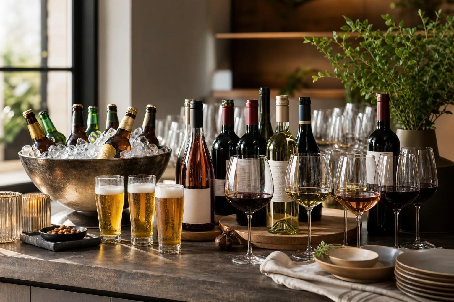 How Much Beer and Wine for 150 Guests