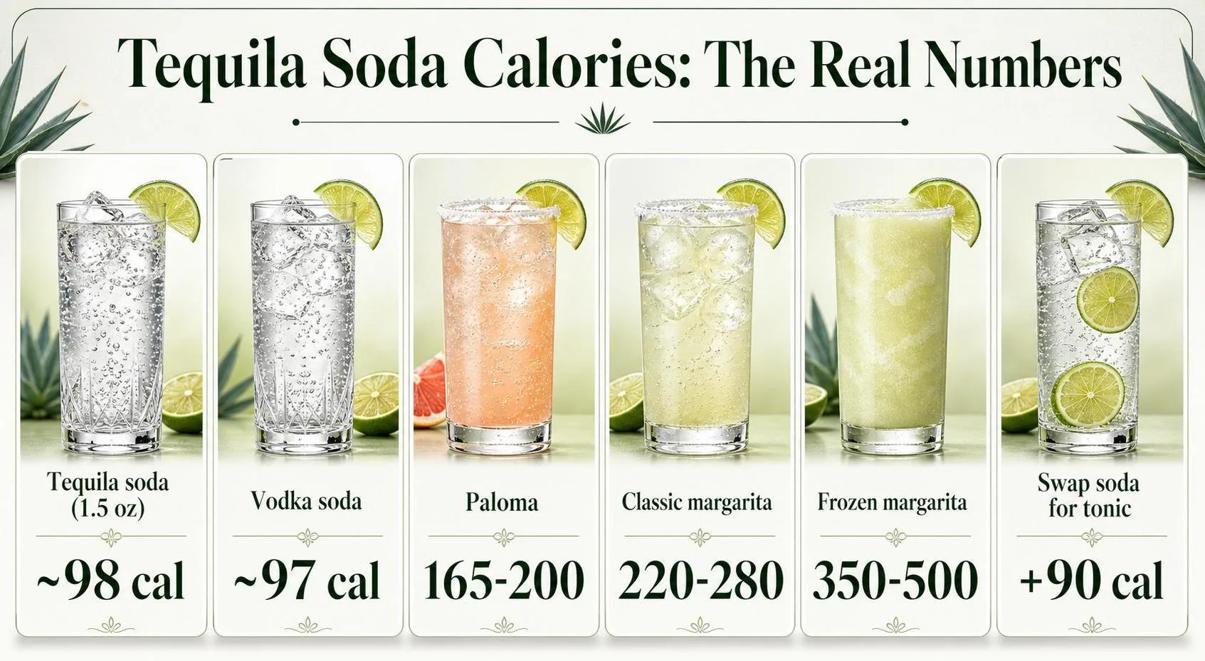 Tequila Soda Calories: The Real Numbers — key facts at a glance