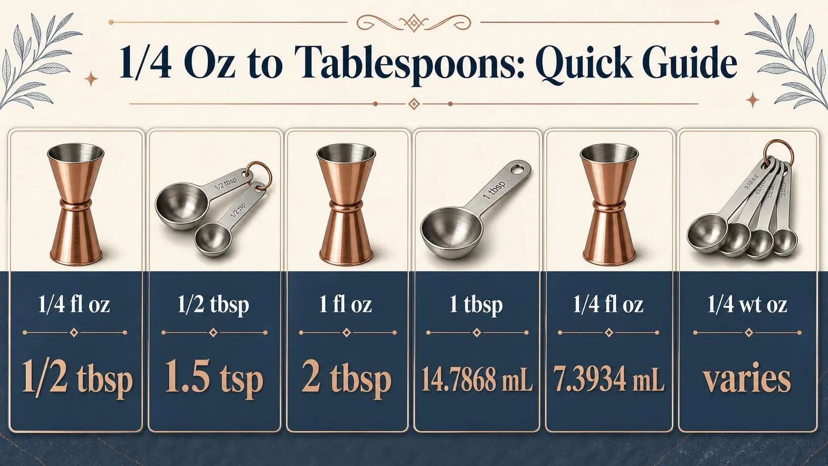 11 Essential Facts About How Much Is 1/4 Oz In Tbsp (2026 Complete Kitchen & Measurement Guide) 1 1/4 Oz to Tablespoons: Quick Guide — key facts at a glance