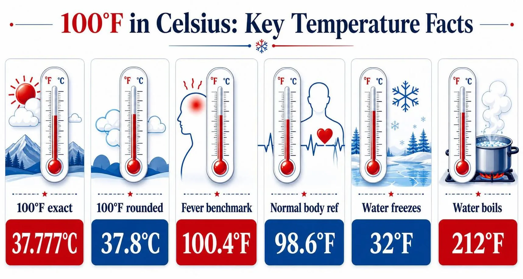 How Much Is 100 Fahrenheit In Celsius? 1 100°F in Celsius: Key Temperature Facts — key facts at a glance