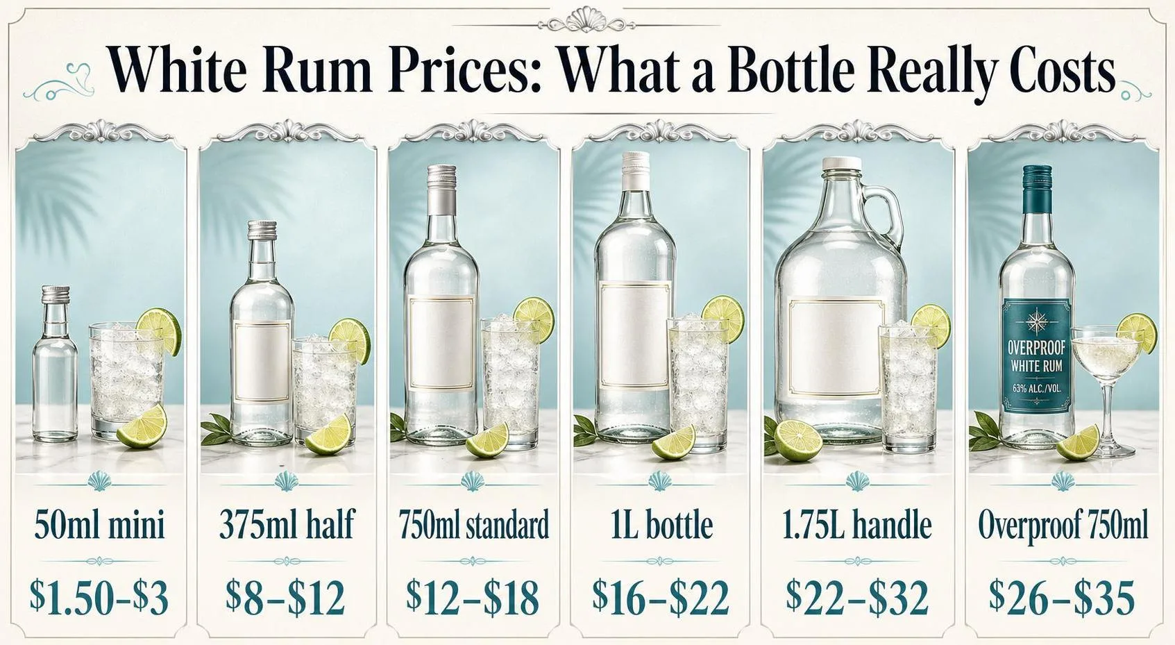 How Much Is A Bottle Of White Rum? 1 White Rum Prices: What a Bottle Really Costs — key facts at a glance