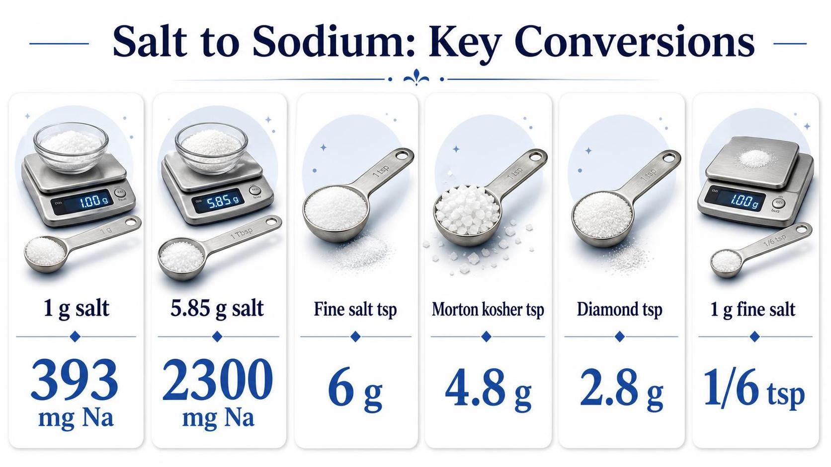 Salt to Sodium: Key Conversions — key facts at a glance