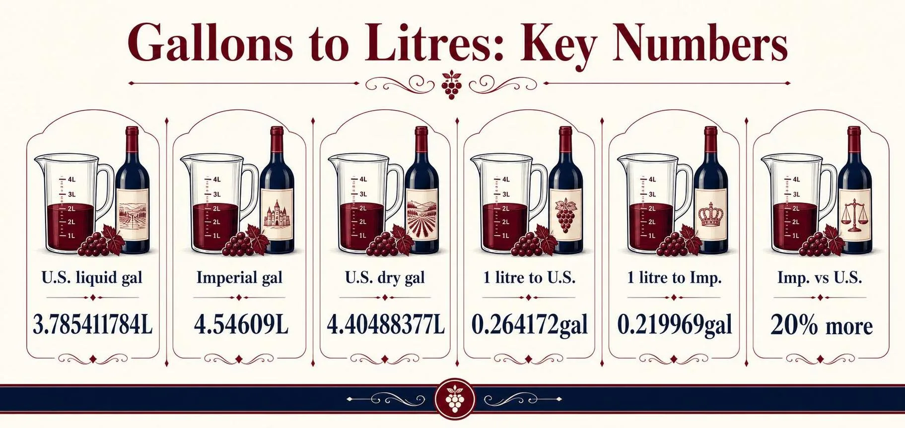 How Much Litre Makes A Gallon? 1 Gallons to Litres: Key Numbers — key facts at a glance