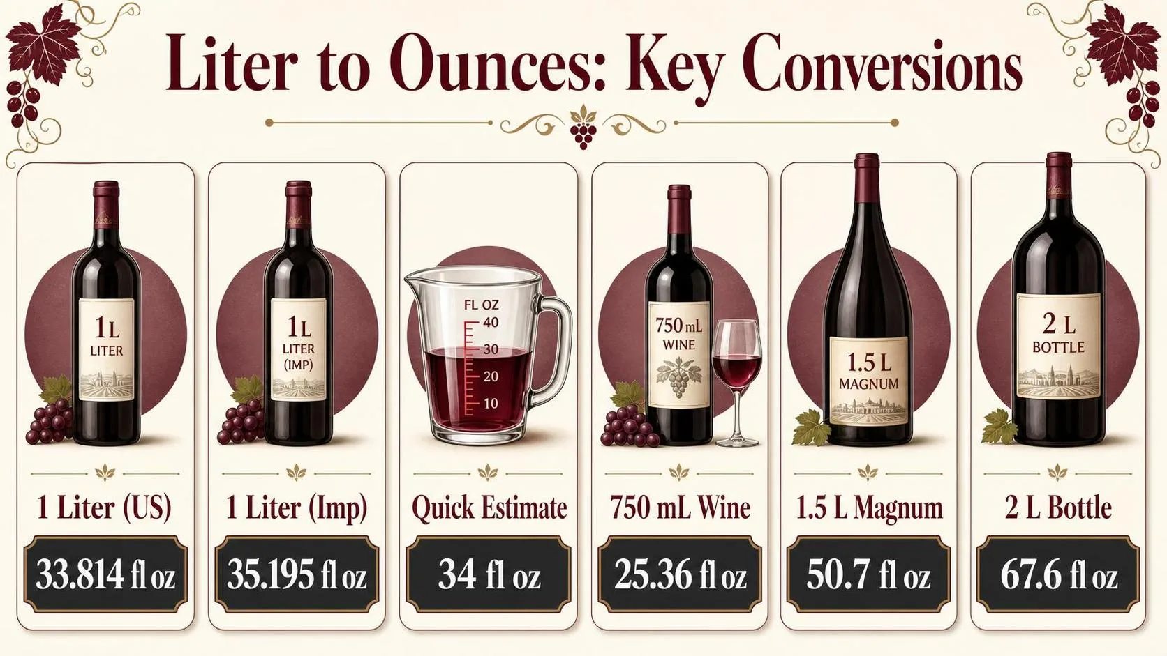 How Much Ounces In A Liter? A Complete, Practical Guide With Real-World Experience (2026 Edition) 1 Liter to Ounces: Key Conversions — key facts at a glance
