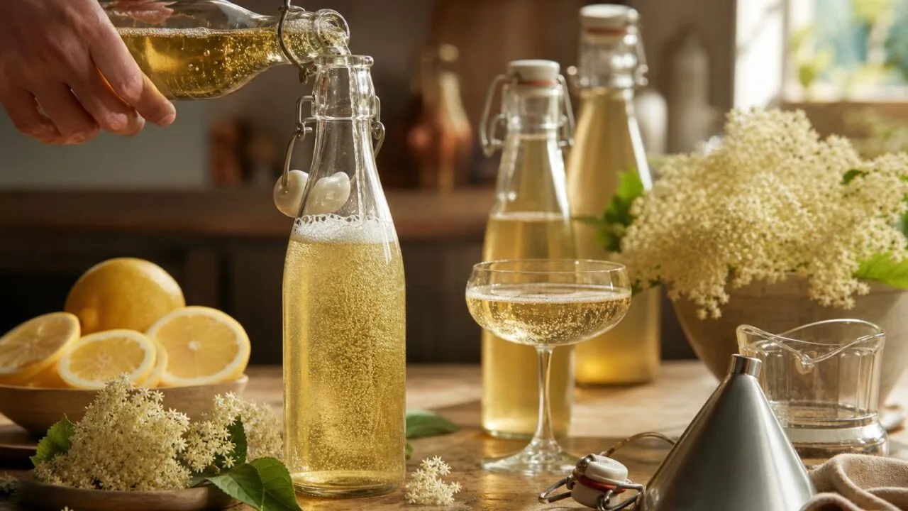 How To Bottle Elderflower Champagne
