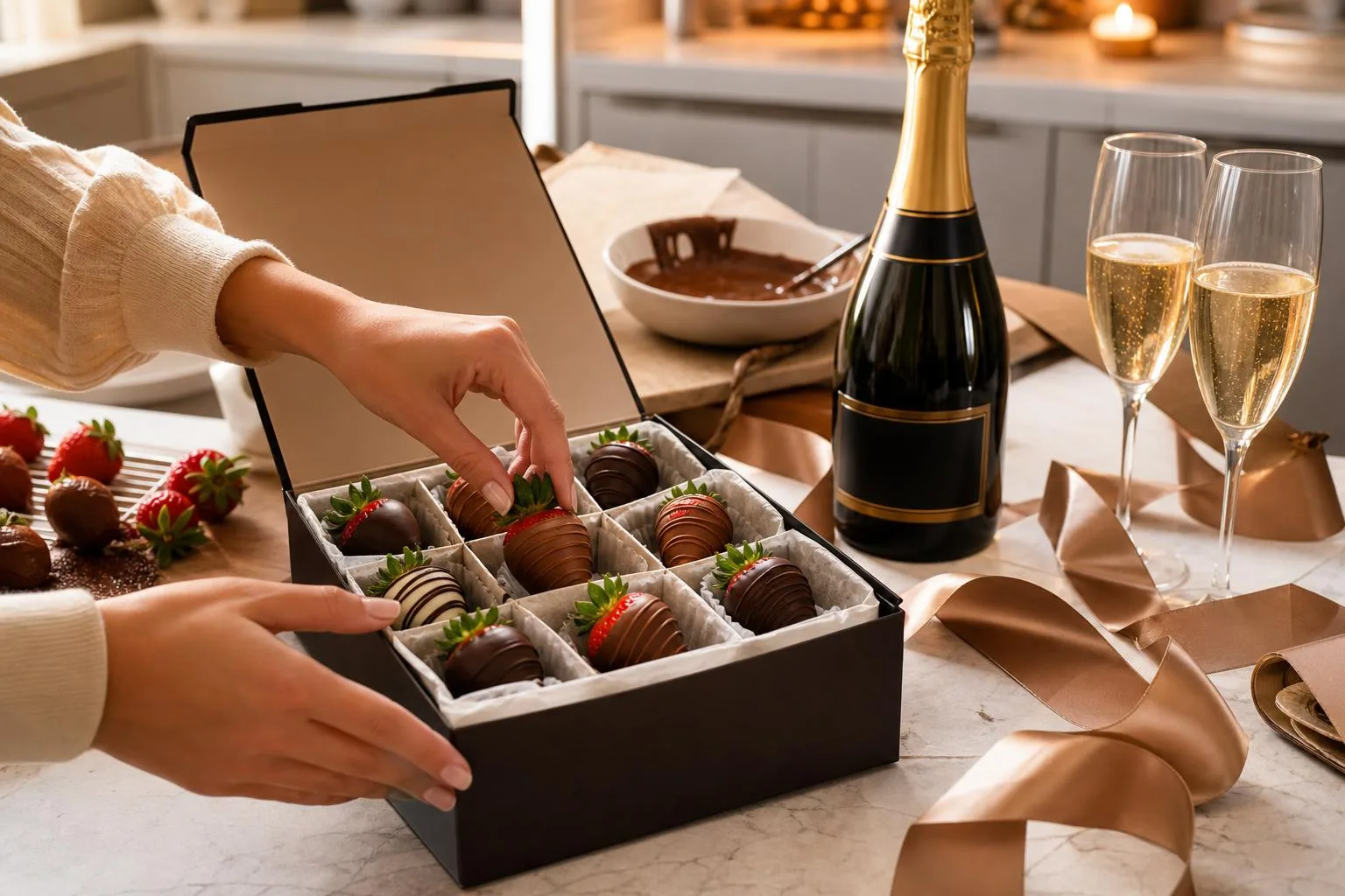 How To Box Chocolate Covered Strawberries And Champagne? The Ultimate Elegant Gift Guide (Step-by-Step Tutorial) 3 How To Box Chocolate Covered Strawberries And Champagne — explained with facts and figures in this guide