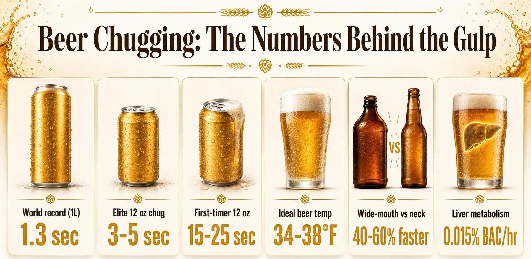 Beer Chugging: The Numbers Behind the Gulp — key facts at a glance