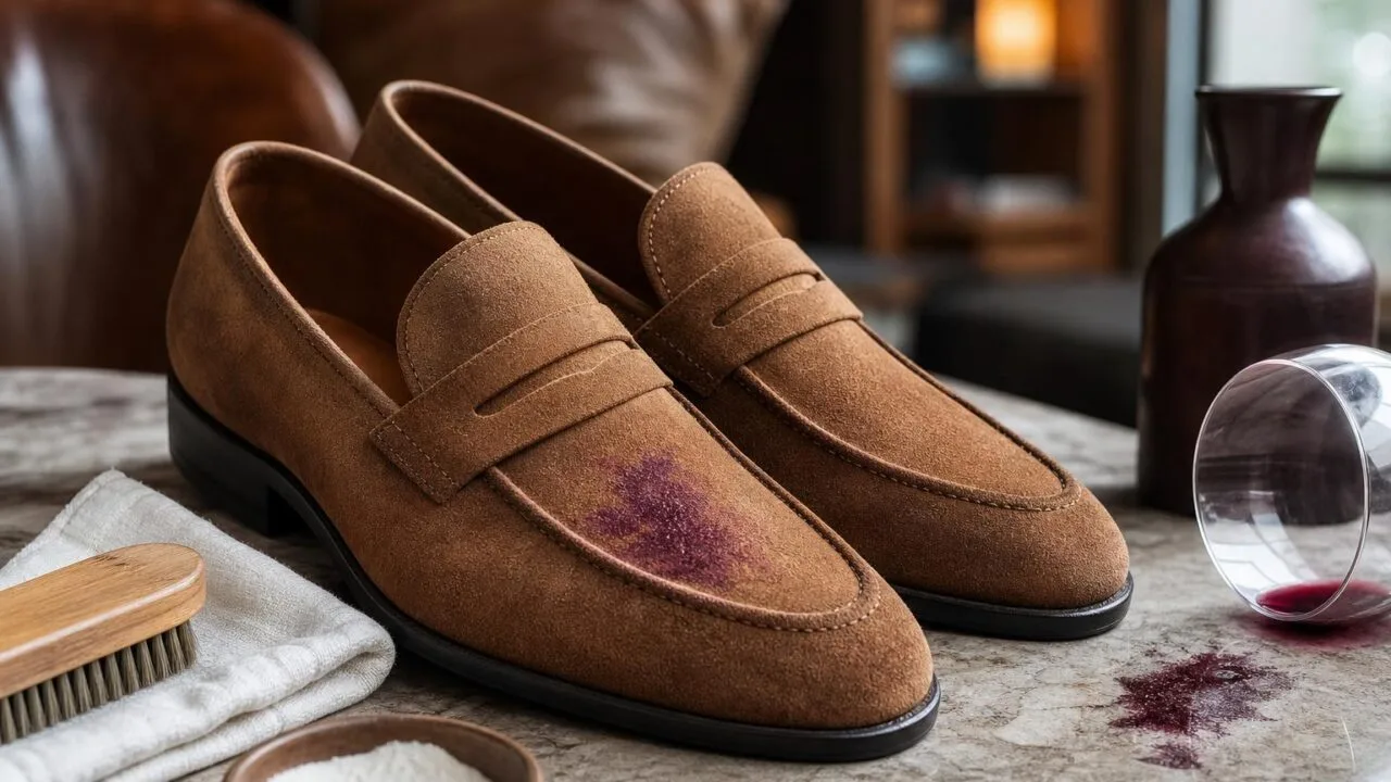 How To Clean Red Wine From Suede Shoes