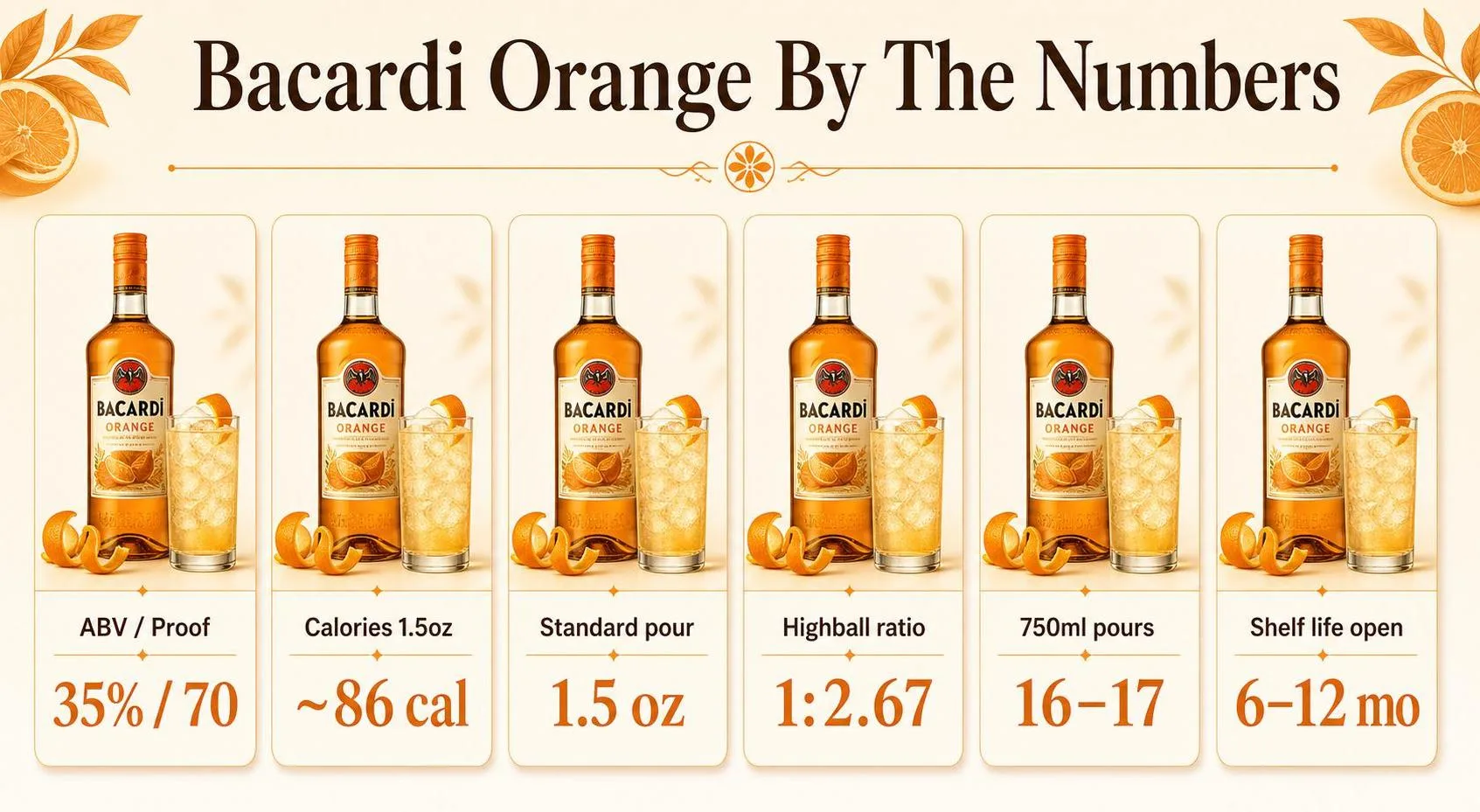 Bacardi Orange By The Numbers — key facts at a glance