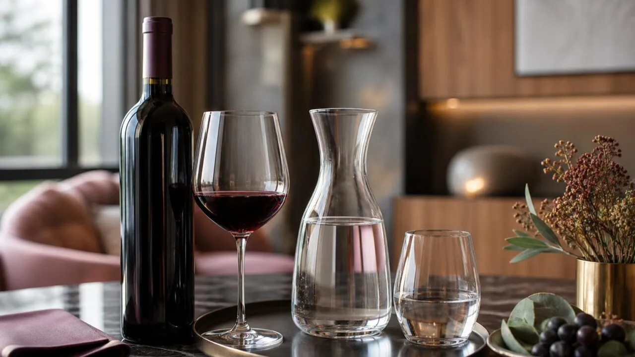 How To Drink Red Wine With Water Or Not