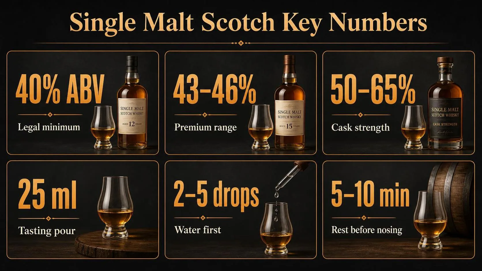 Single Malt Scotch Key Numbers — key facts at a glance