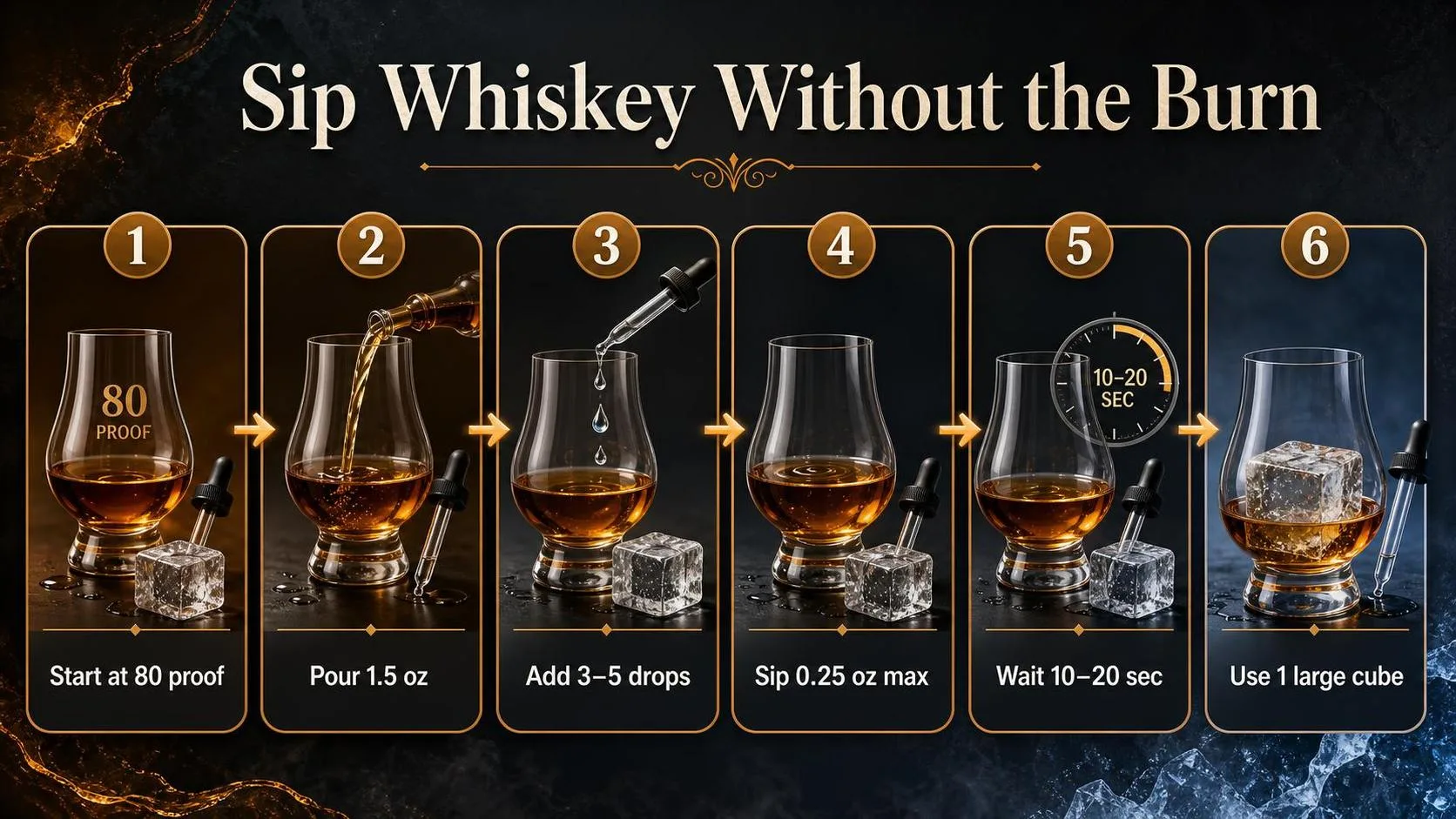 How To Drink Whiskey Without Burn? 1 Sip Whiskey Without the Burn — key facts at a glance