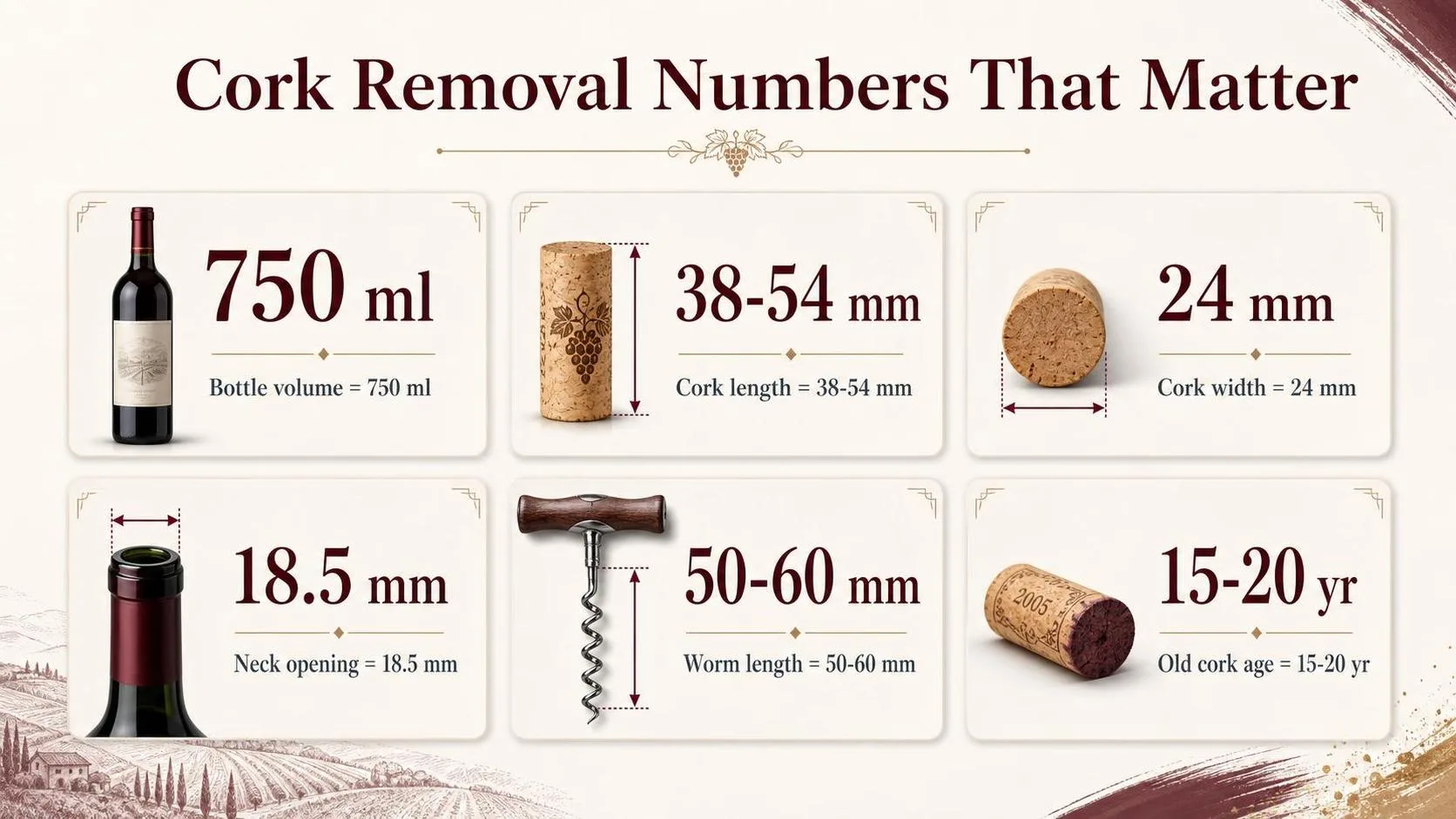 Cork Removal Numbers That Matter — key facts at a glance