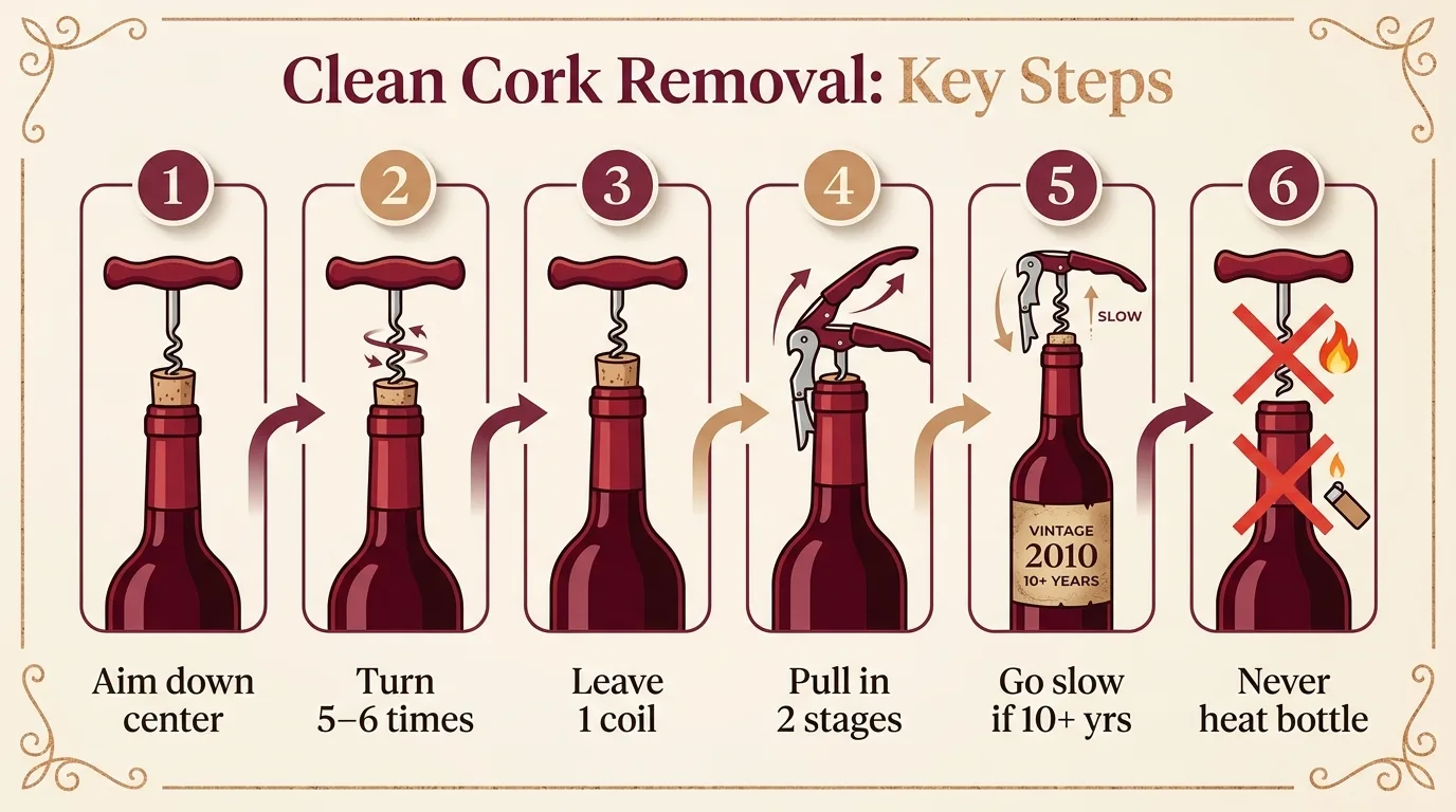 Clean Cork Removal: Key Steps — key facts at a glance