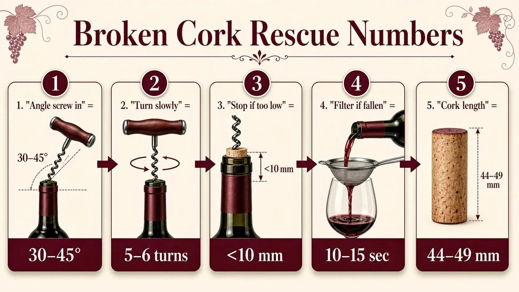How To Get Broken Cork Out Of Wine Bottle? 1 Broken Cork Rescue Numbers — key facts at a glance
