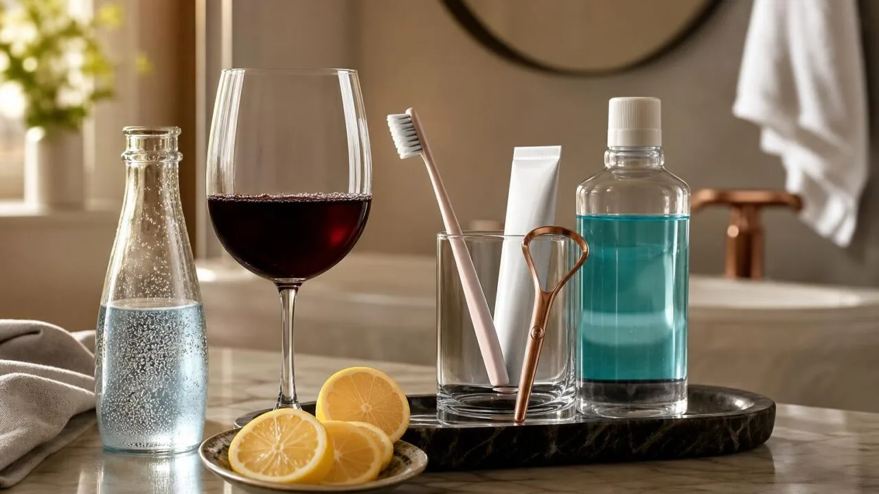 How To Get Red Wine Stains Off Your Tongue