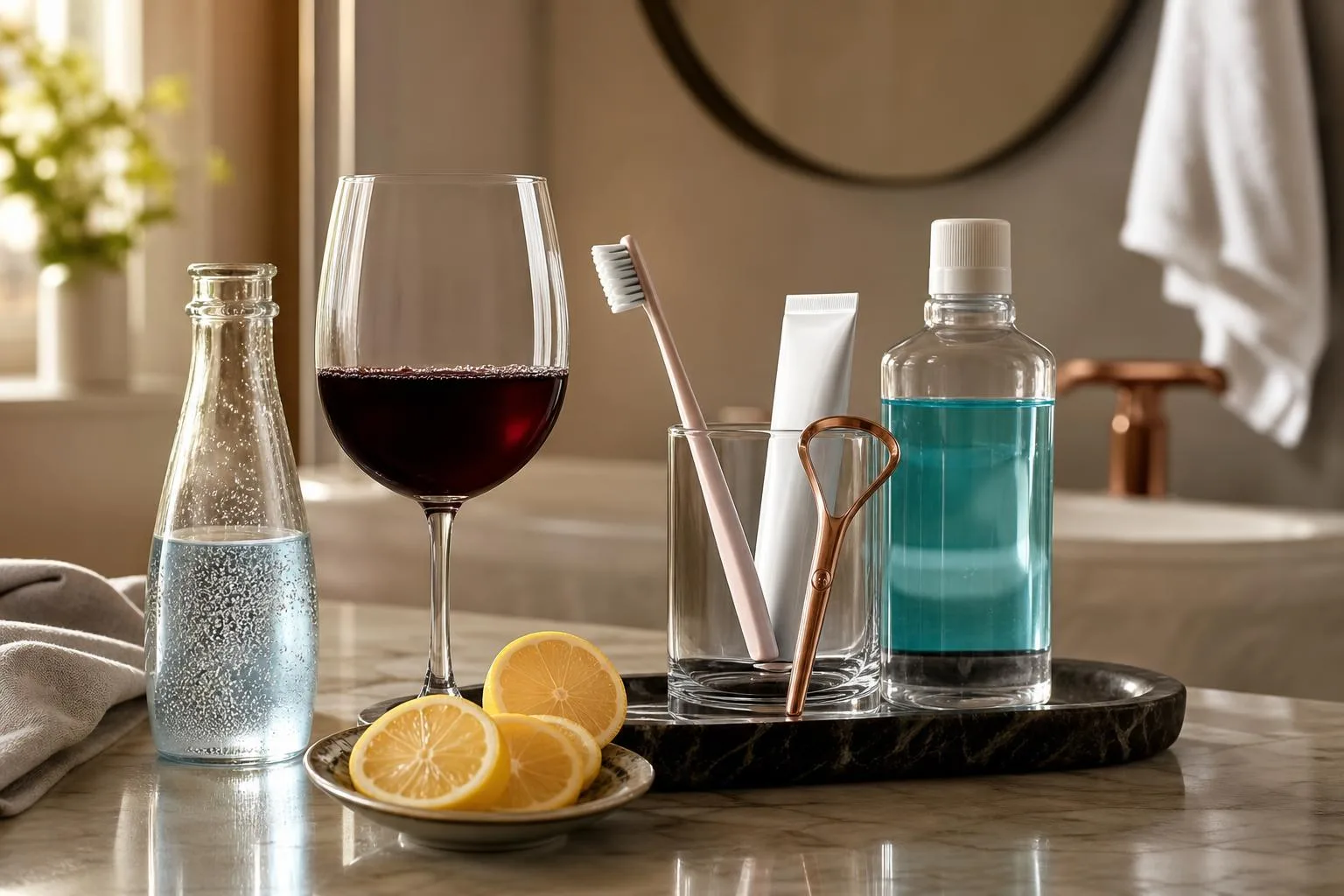 How To Get Red Wine Stains Off Your Tongue