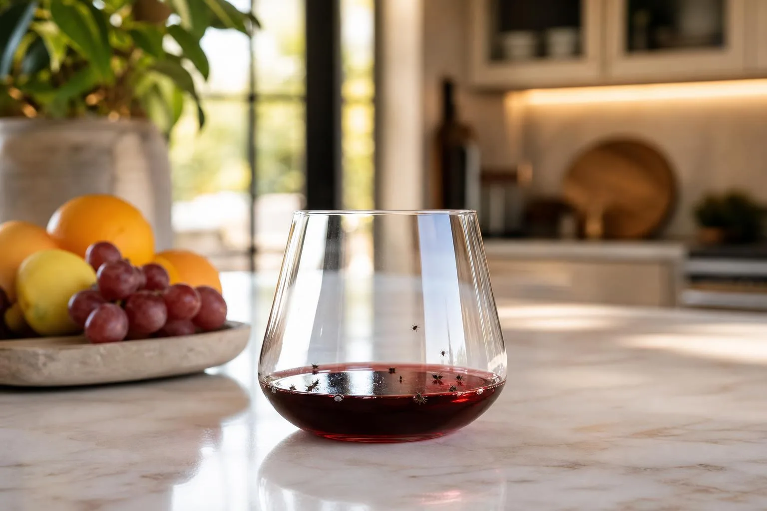 How To Get Rid Of Fruit Flies With Red Wine