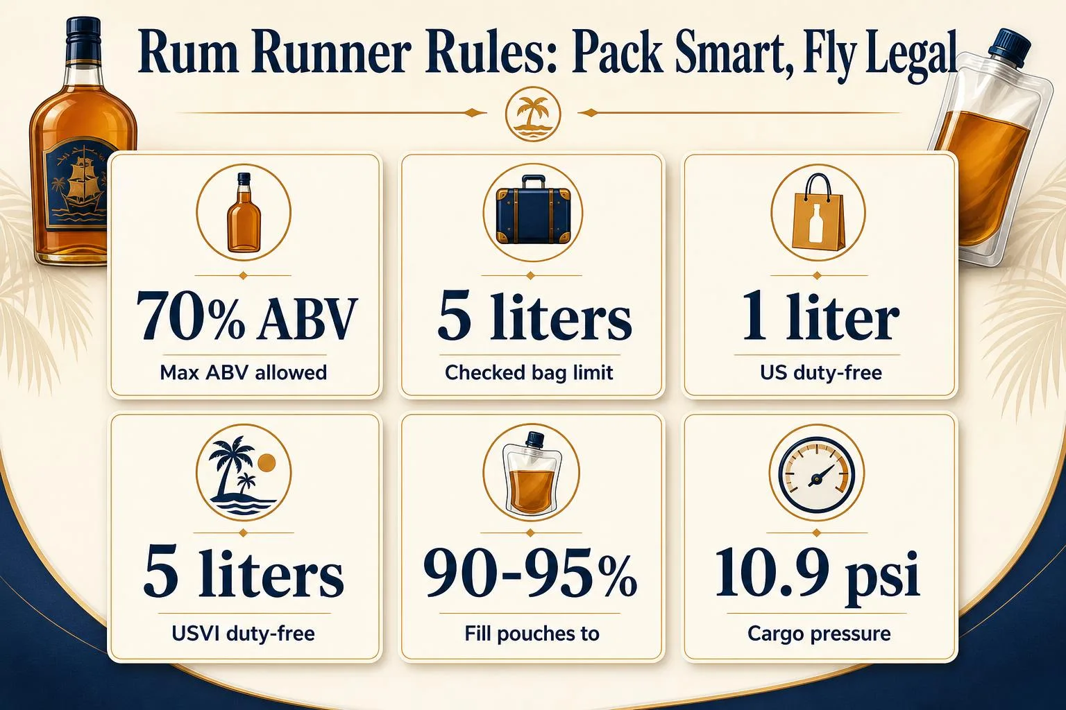 How To Hide Rum Runners In Luggage? 1 Rum Runner Rules: Pack Smart, Fly Legal — key facts at a glance