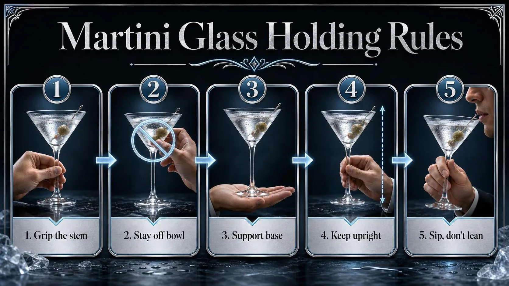 How To Hold A Martini Glass? 1 Martini Glass Holding Rules — key facts at a glance