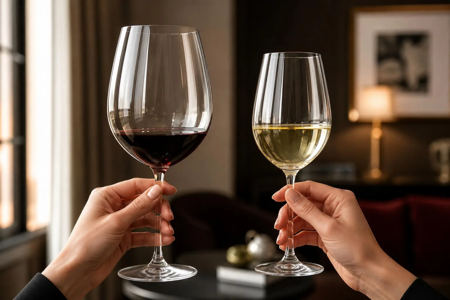How To Hold Red Wine Glass Vs White
