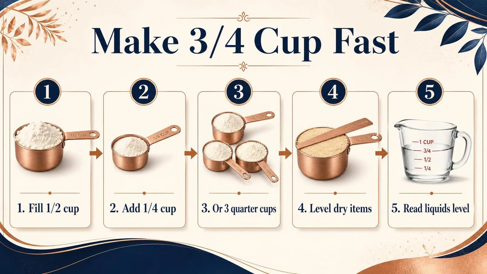 Make 3/4 Cup Fast — key facts at a glance