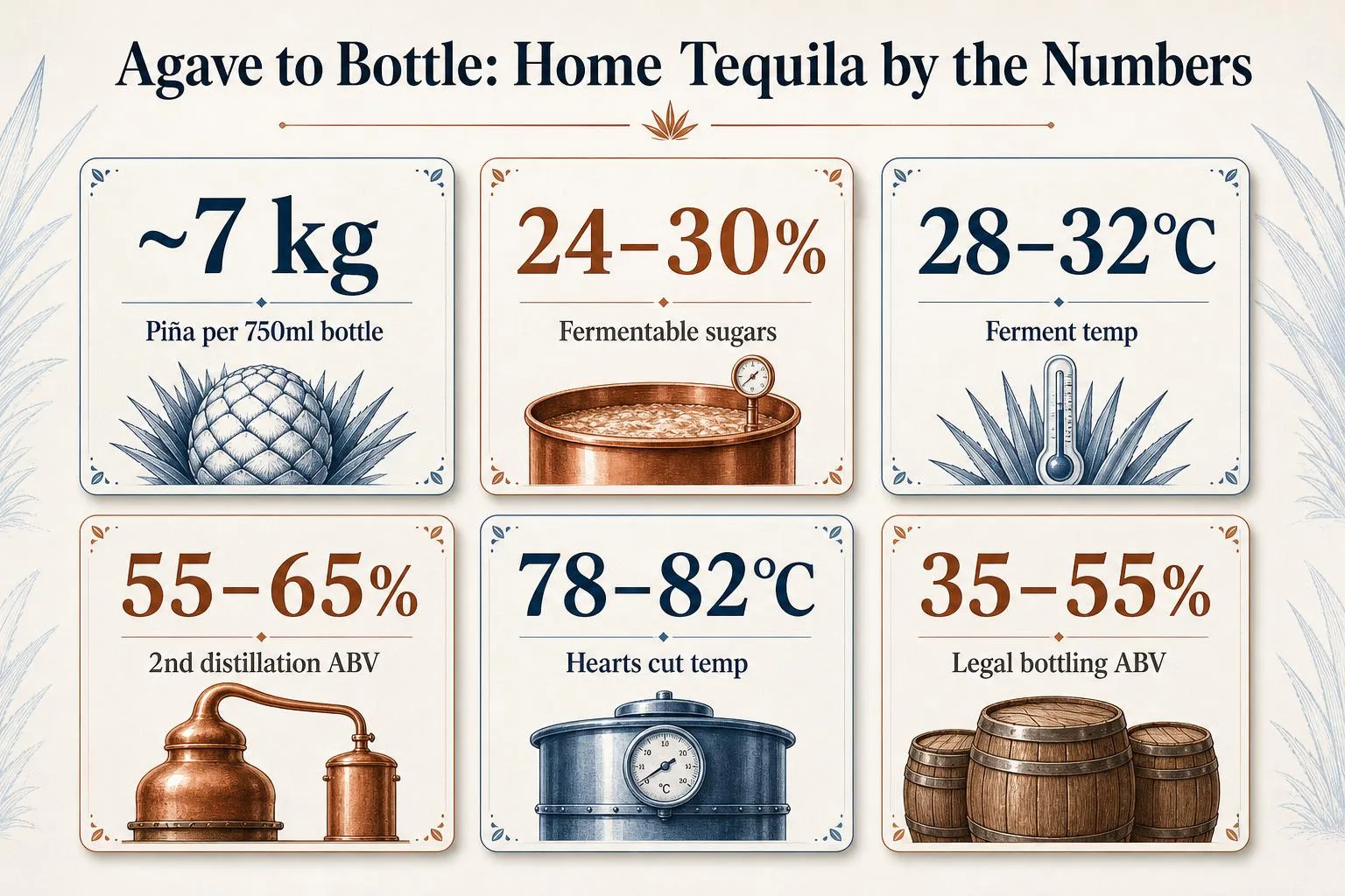 Agave to Bottle: Home Tequila by the Numbers — key facts at a glance
