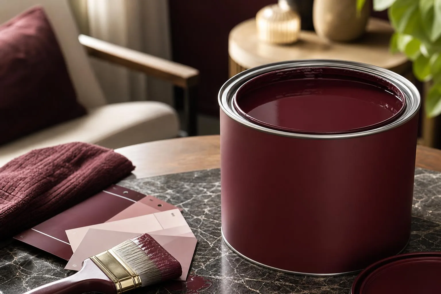 How To Make Wine Red Paint