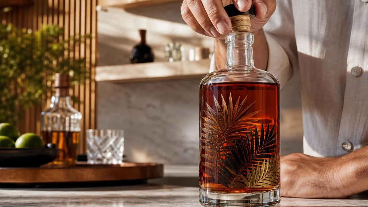 How To Open Rum Bottle