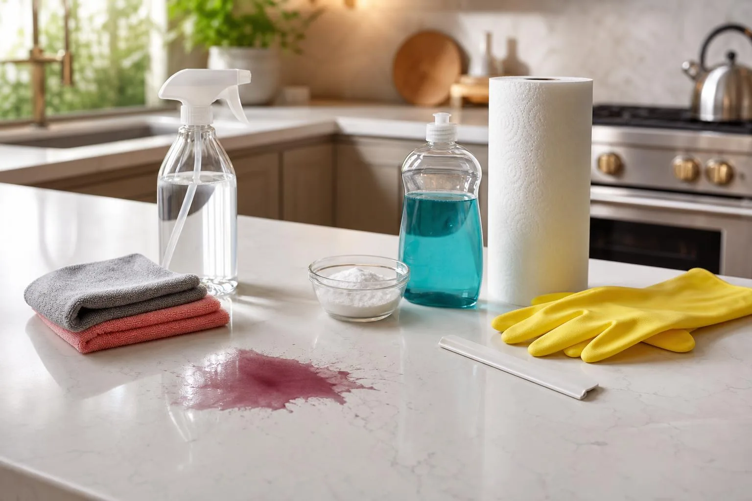 How To Remove Red Wine Stain From White Quartz Countertop — explained with facts and figures in this guide