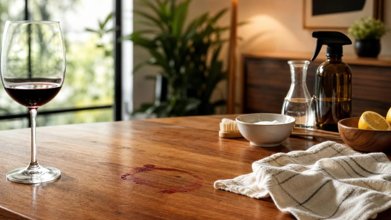 How To Remove Red Wine Stain From Wood Furniture