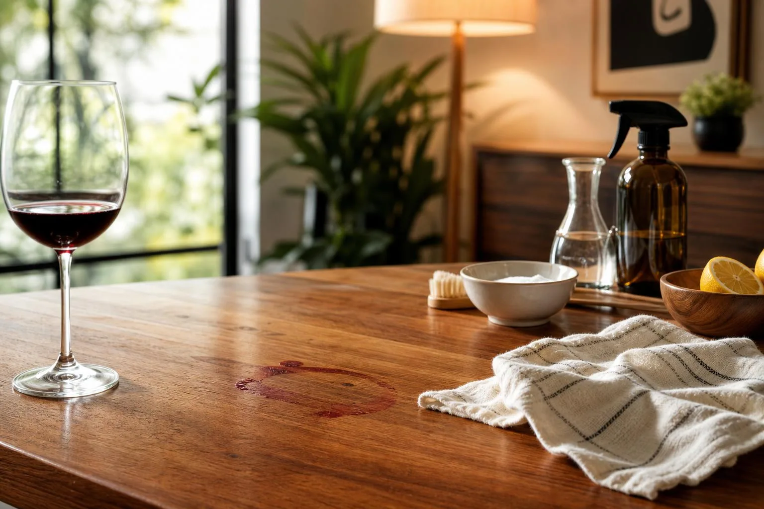 How To Remove Red Wine Stain From Wood Furniture