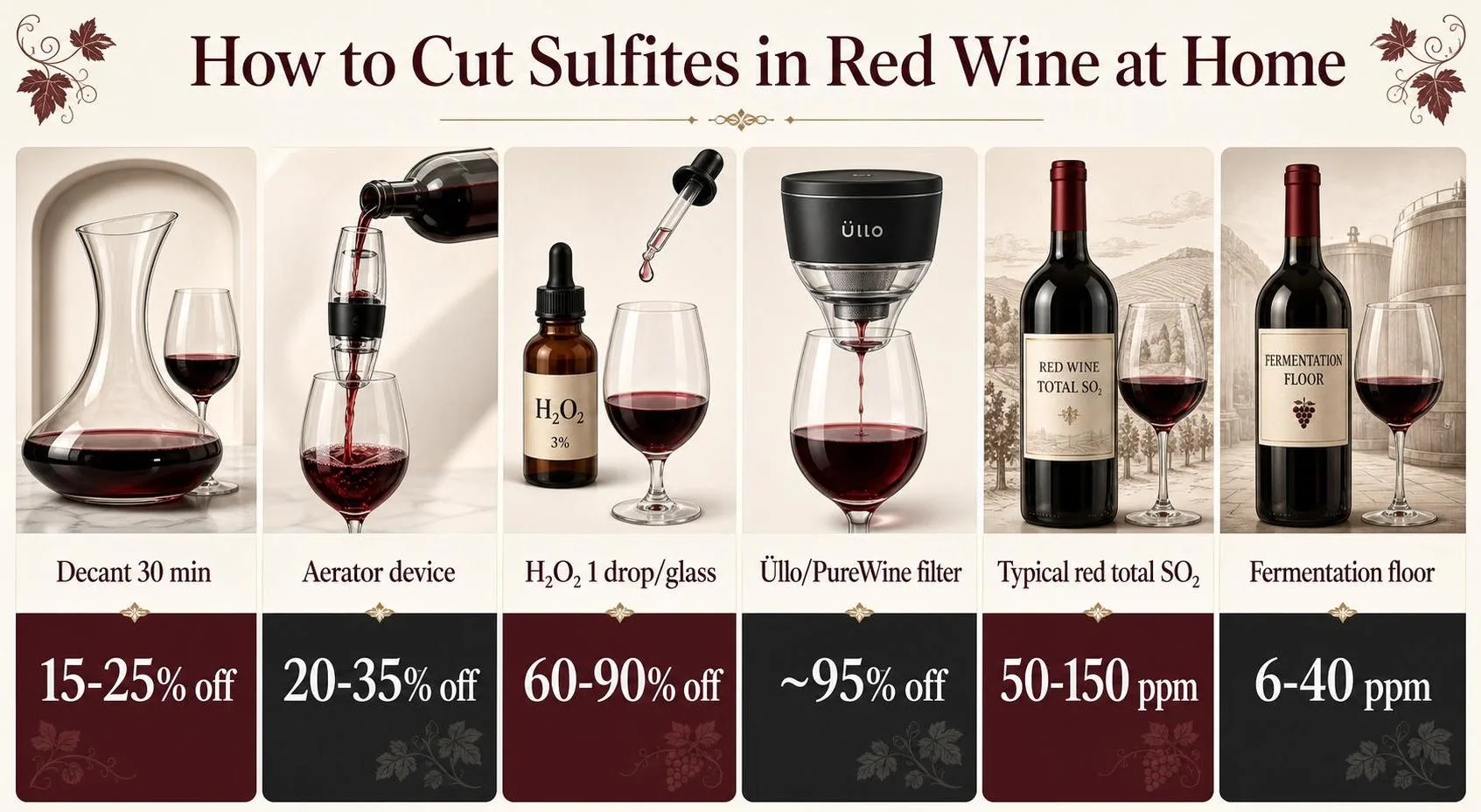 How To Remove Sulfites From Red Wine: 7 Powerful Methods That Actually Work 1 How to Cut Sulfites in Red Wine at Home — key facts at a glance