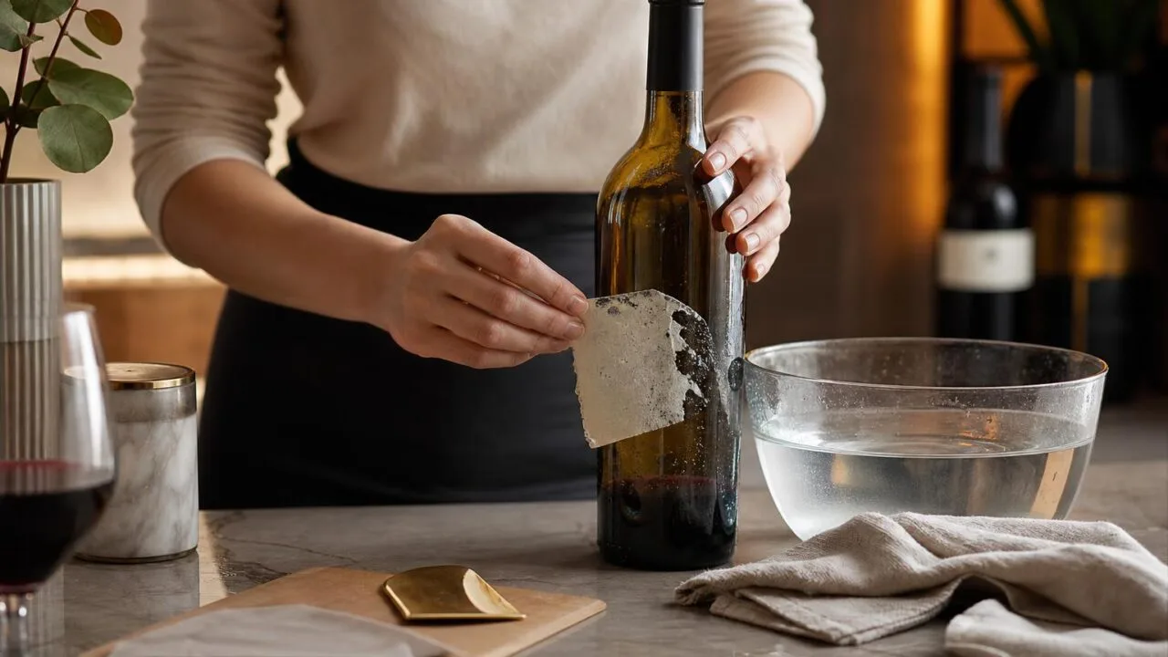 How To Remove Wine Labels