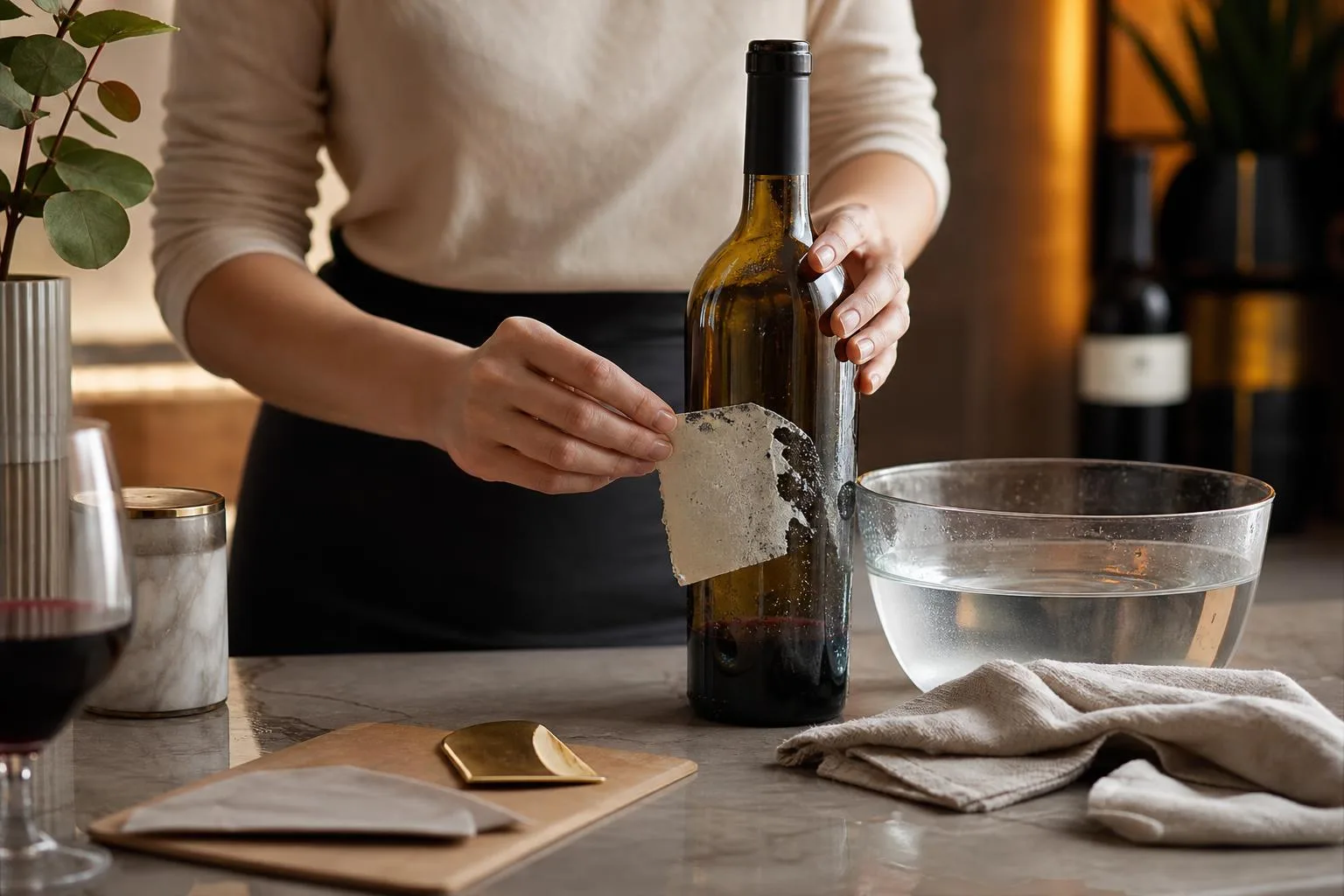 How To Remove Wine Labels