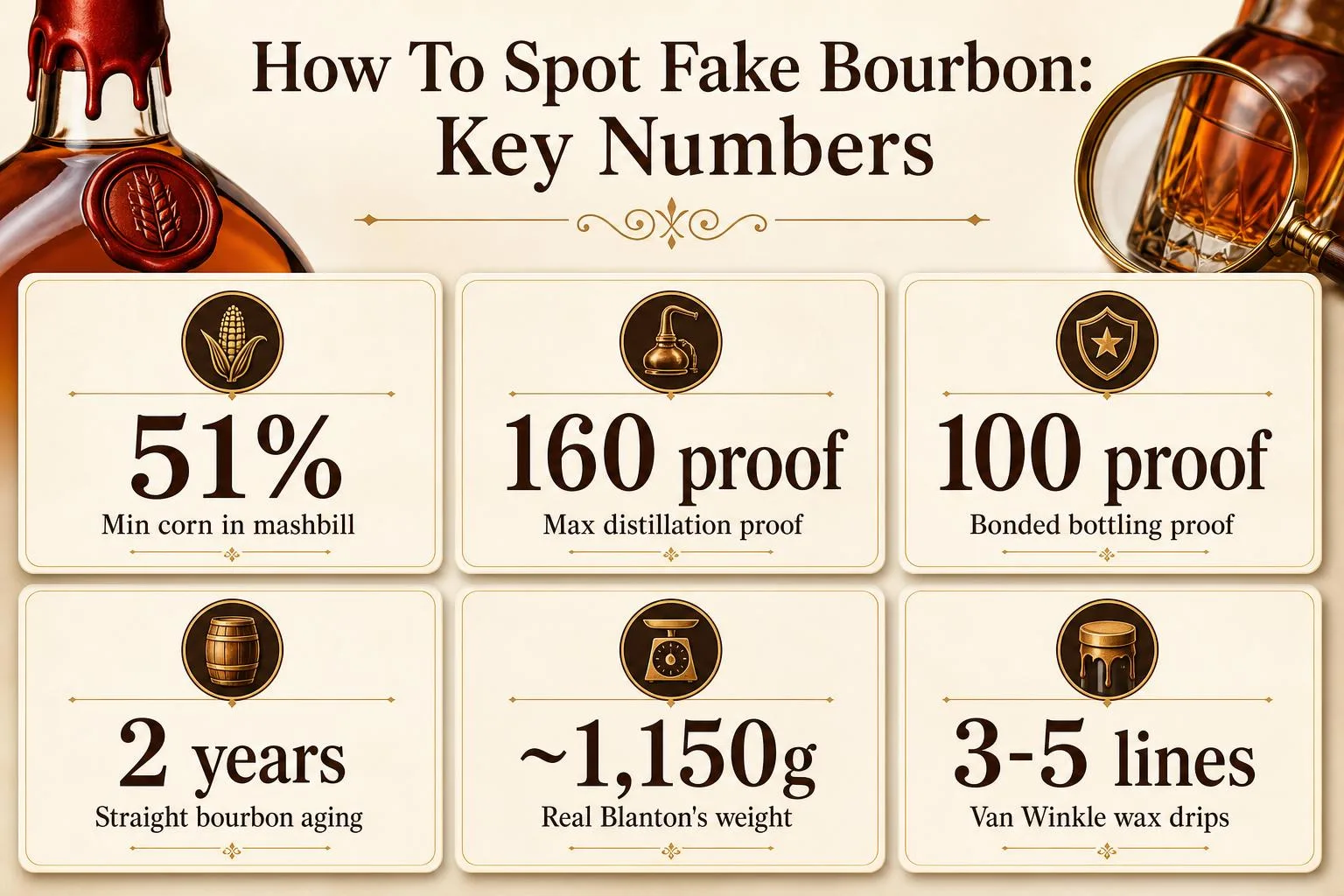 How To Spot Fake Bourbon: Key Numbers — key facts at a glance
