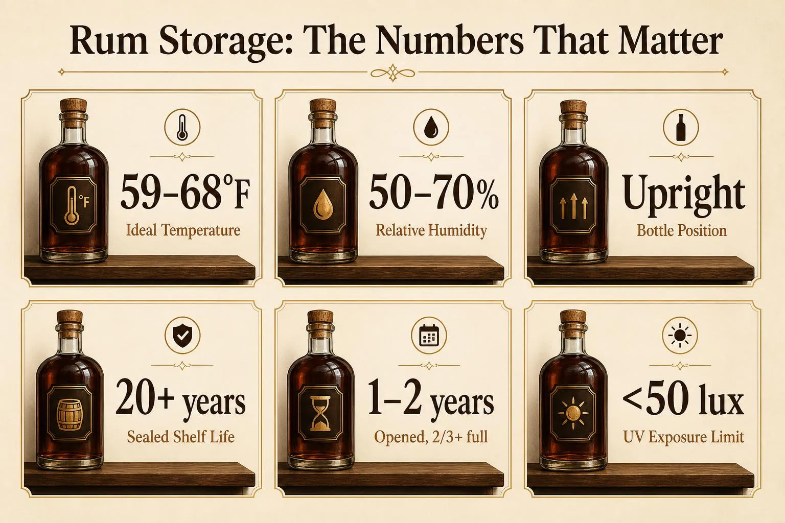 Rum Storage: The Numbers That Matter — key facts at a glance